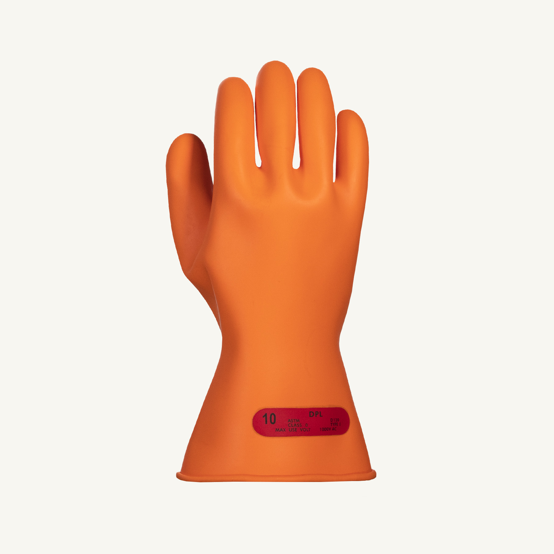 Superior Glove® Line Pro NR0O28 Orange 11-in Insulating Rubber Gloves, Class 0